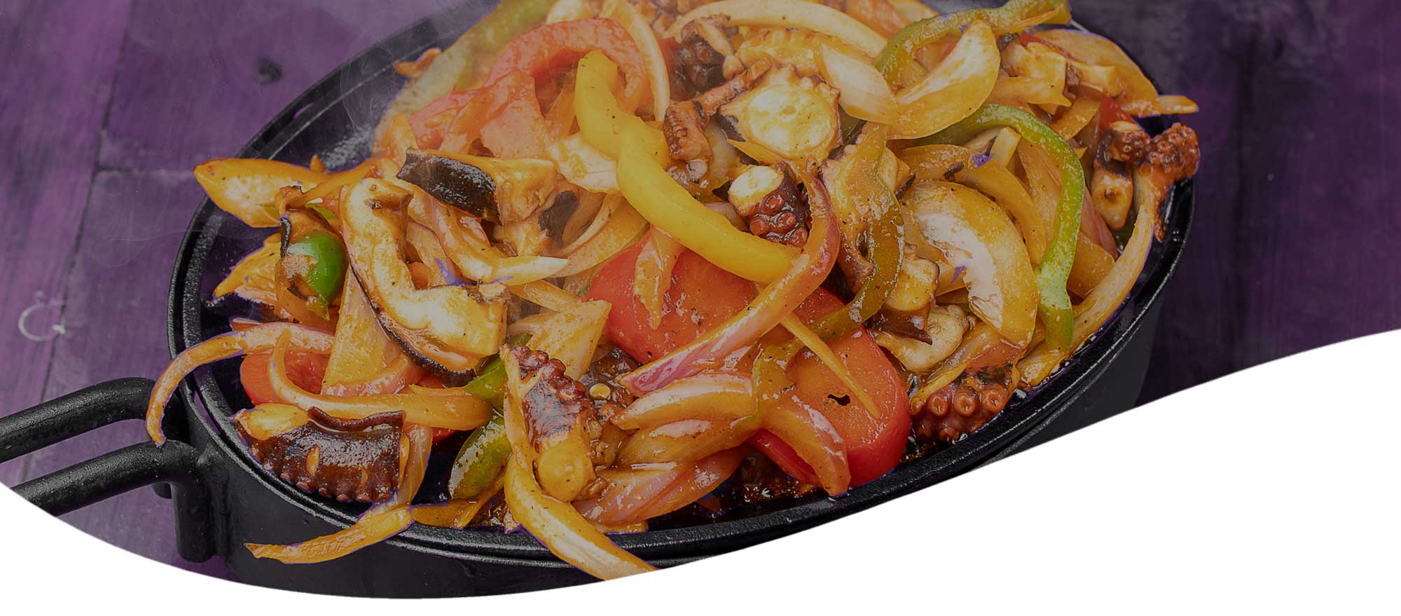 picture of sizzling fajita