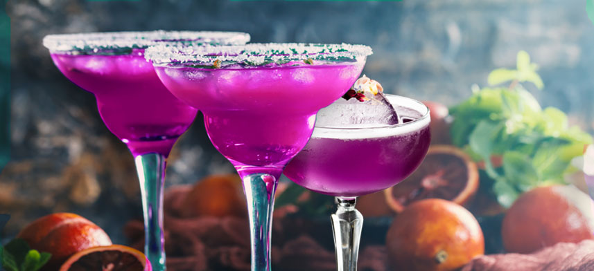 Picture of margaritas served on Cinco de Mayo